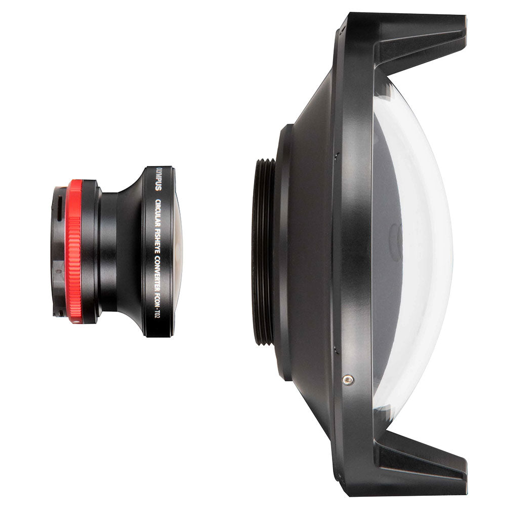 Ikelite Dome Port & Olympus Fisheye Lens FCON-T02 Kit for TG-7 / TG-6 Ikelite Dome Port & Olympus Fisheye Lens FCON-T02 Kit for TG-7 / TG-6